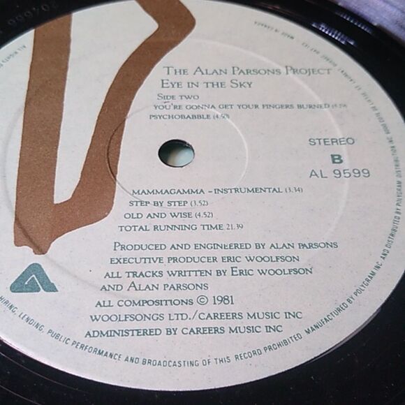 The Alan Parsons Project Vinyl Record - Picture 9 of 12
